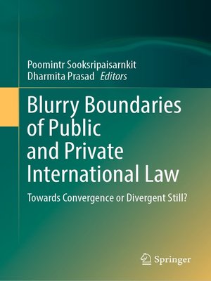 cover image of Blurry Boundaries of Public and Private International Law